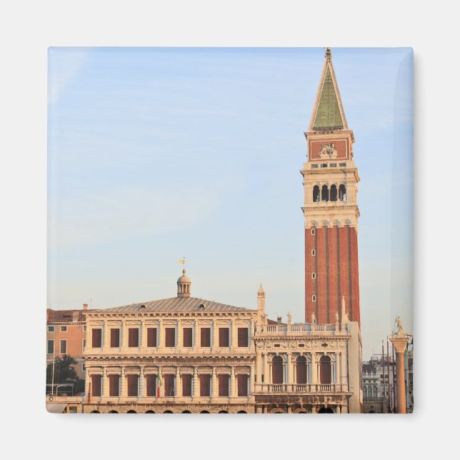 Aimant Tour de clochers, place Saint-Marc, Venise (Devant)