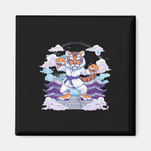 Aimant Tour de la pagode du tigre de Kung Fu Judo Mma Tae
