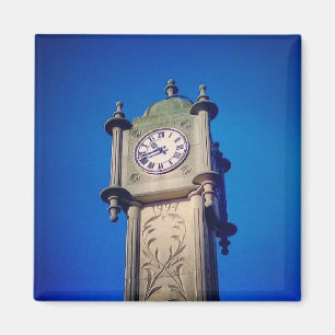 Aimant tour de l'horloge en bois flotté