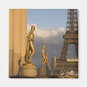 Aimant Tour Eiffel depuis le Palais de Chaillot, Paris,