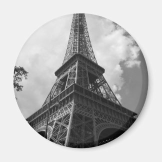 Aimant Tour Eiffel noir et blanc à Paris