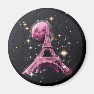 Aimant Tour Eiffel Nuit Lune