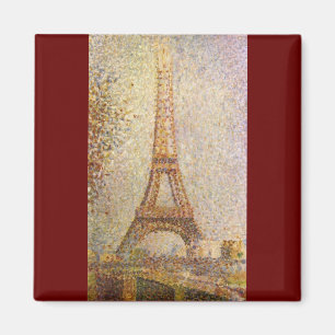 Aimant Tour Eiffel par Georges Seurat, beaux-arts