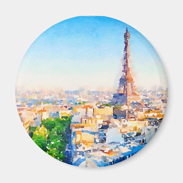 Aimant Tour Eiffel - Paris (Devant)