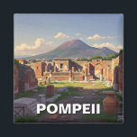 Aimant Tourisme Pompéi Italie<br><div class="desc">Pompéi, l'un des sites archéologiques les plus fascinants du monde, est une cité romaine antique figée dans le temps par l'éruption catastrophique du Vésuve en 79 après J.-C. Située à proximité de Naples, en Italie, Pompéi était une ville prospère avec de grandes villas, des marchés animés et d'impressionnants bâtiments publics...</div>