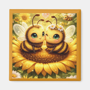 Aimant Tournesol BEE Mine