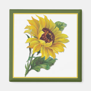Aimant Tournesol doré