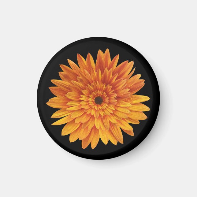 Aimant tournesol floral tendance  (Devant)