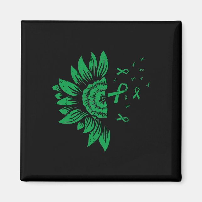 Aimant Tournesol Maladie du rein Santé mentale Scoliose R (Devant)