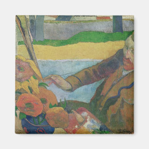 Aimant Tournesols de peinture de Paul Gauguin   Van Gogh,