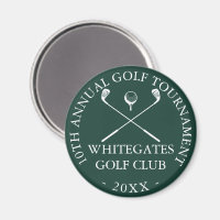 Tournoi de golf Club personnalisé vert émeraude
