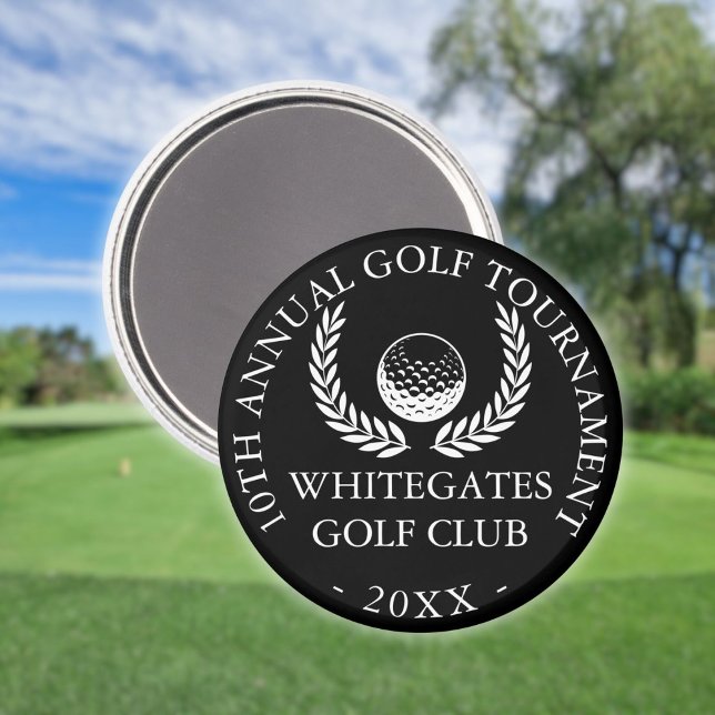 Aimant Tournoi de golf personnalisé (Golf Club Tournament Personalized Magnet)