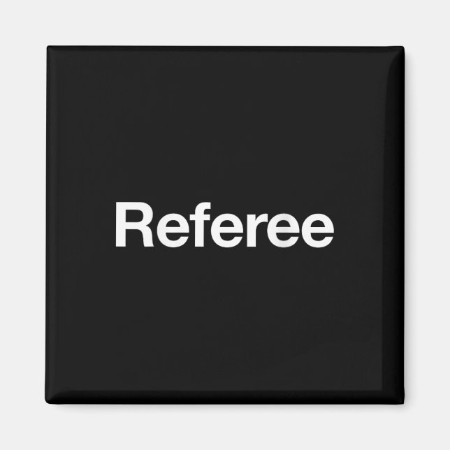 Aimant Tournoi de karaté arbitre (Devant)