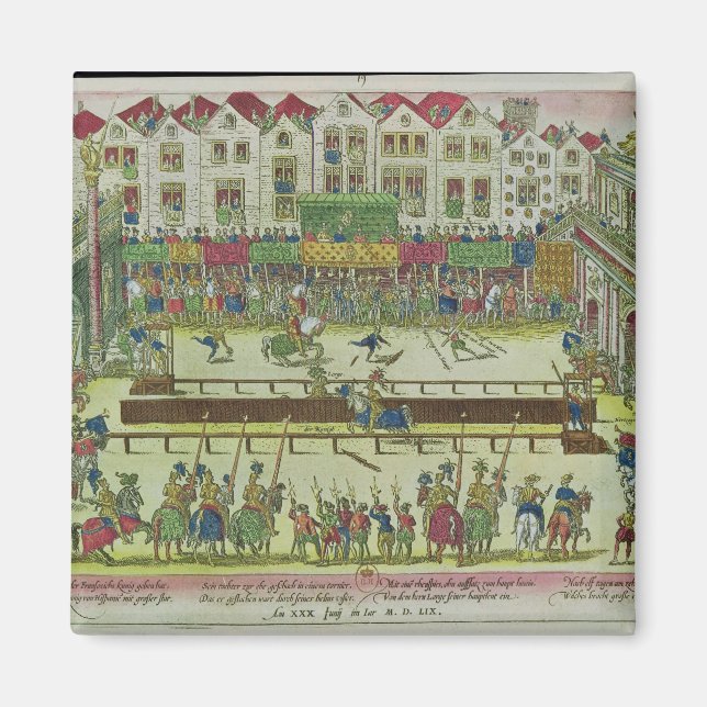 Aimant Tournoi pendant lequel Henri II (Devant)