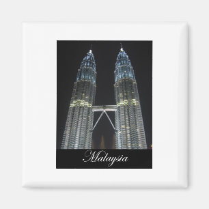 Aimant Tours de Petronas la nuit