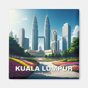 Aimant Tours jumelles Kuala Lumpur Petronas