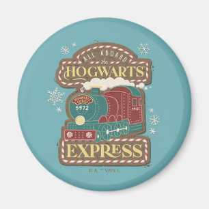 Aimant Tous à bord de HOGWARTS™ Express Noël Cookie