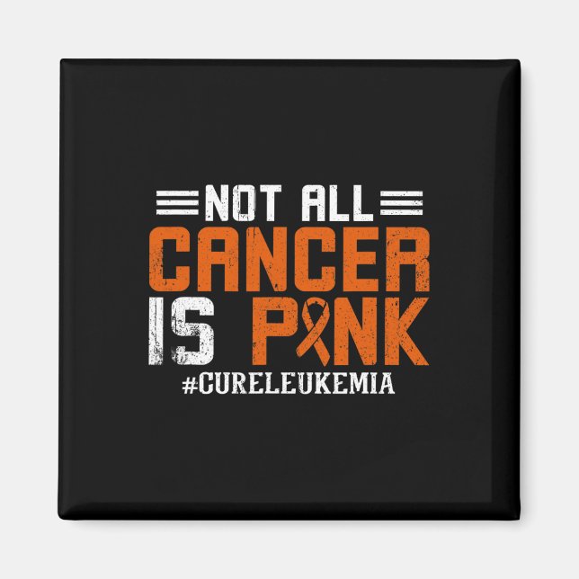 Aimant Tous les cancers ne sont pas le mois de la leucémi (Devant)