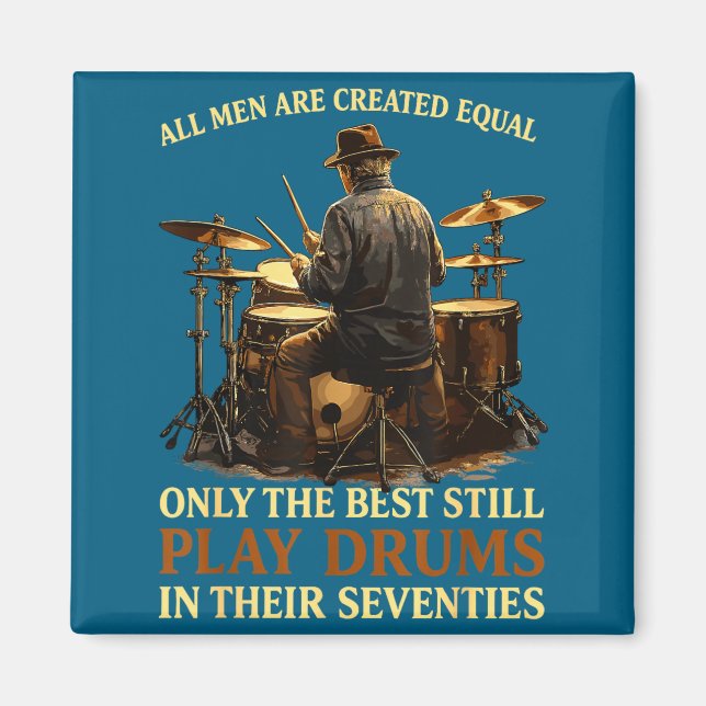 Aimant Tous les hommes créés égaux jeu d'art (Devant)