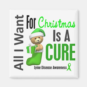 Aimant Tous que je veux pour la maladie de Lyme de Noël