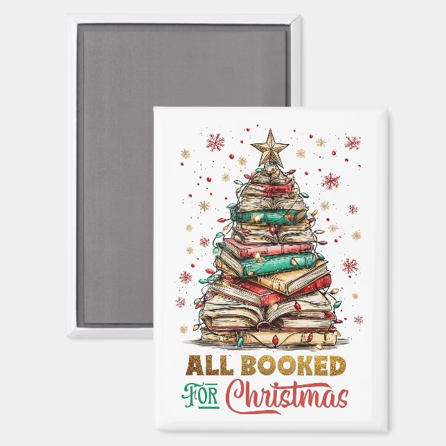 Aimant Tous réservés pour Noël (Recto/Verso)