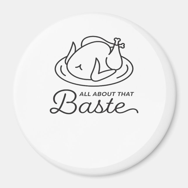 Aimant Tout À Propos De Ce Baste Pour Thanksgiving (Devant)