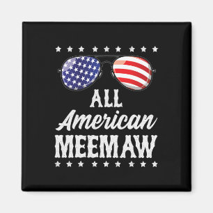 Aimant Tout américain Meemaw 4 juillet Jour de l'indépend