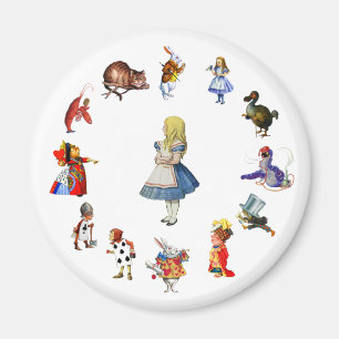 AIMANT TOUT AUTOUR D'ALICE EN WONDERLAND