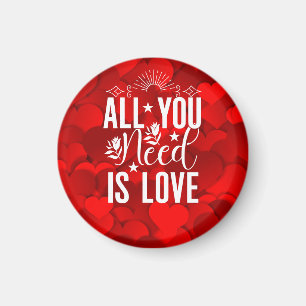 Aimant Tout ce dont vous avez besoin est Love-20230