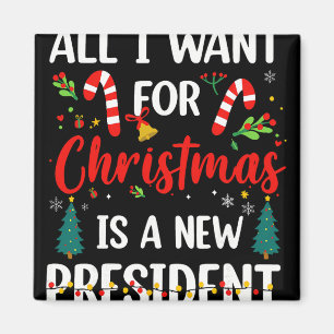 Aimant Tout ce que je veux pour Noël, c'est un nouveau pr