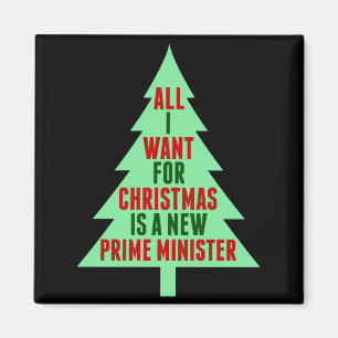 Aimant Tout ce que je veux pour Noël est un nouveau premi