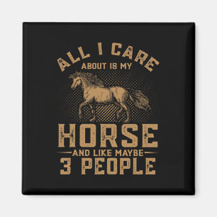 Aimant Tout Ce Qui M'Inquiète Mon Cheval Course Horseback