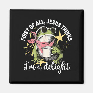 Aimant Tout d'abord Jésus pense que je suis une délice Fl