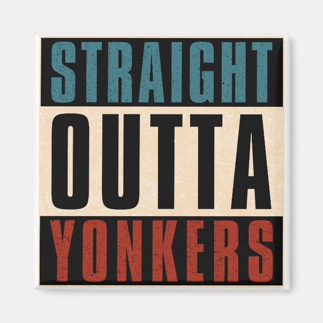Aimant Tout droit de Yonkers New York NY (Devant)