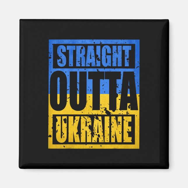 Aimant Tout droit d'Ukraine  (Devant)