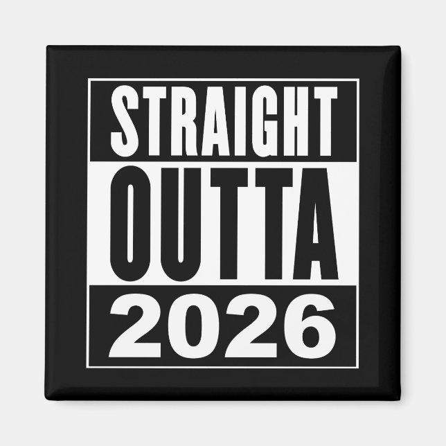 Aimant Tout droit sorti de 2026 (Devant)