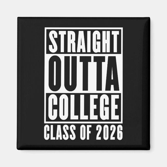 Aimant Tout droit sorti de l'université promotion 2026 (Devant)