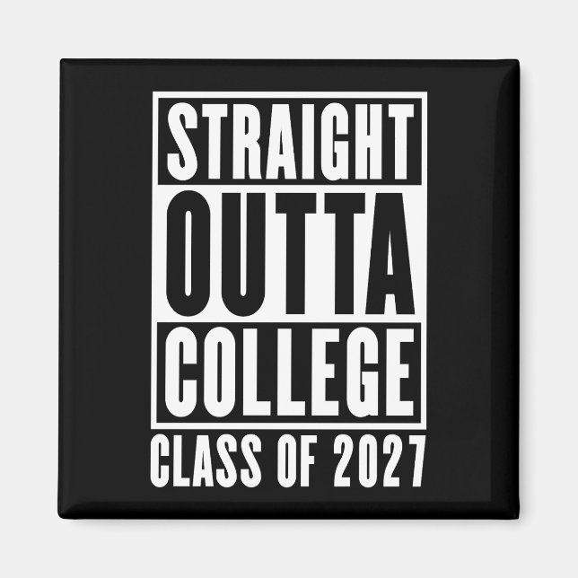 Aimant Tout droit sorti de l'université promotion 2027 (Devant)