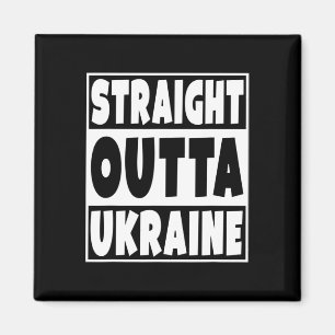 Aimant Tout droit sorti d'Ukraine Cadeau pour famille ukr