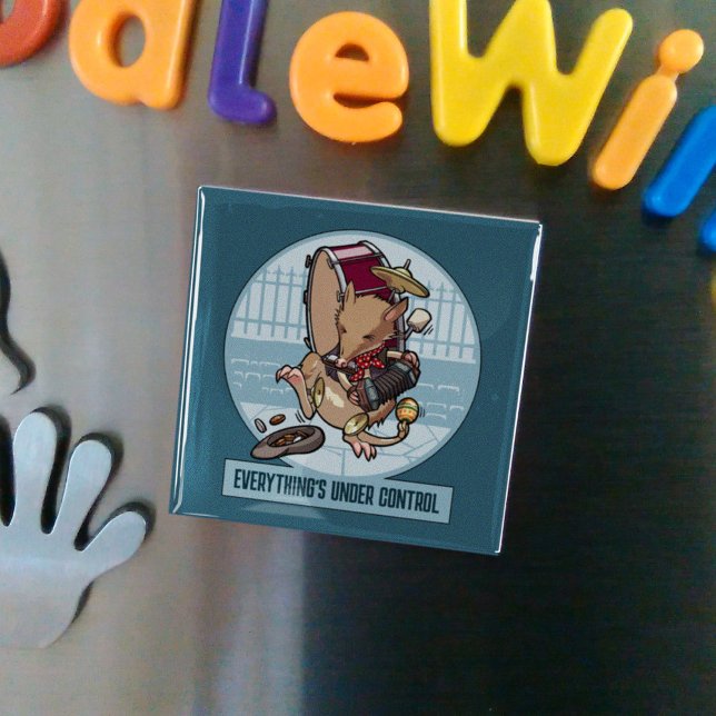 Aimant Tout est sous contrôle Bandicoot One Man Band (Créateur téléchargé)