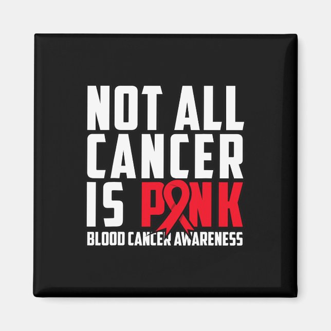 Aimant Tout Le Cancer N'Est Pas Rose. Sensibilisation au  (Devant)