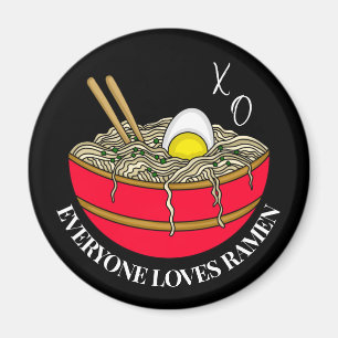 Aimant Tout le monde aime Ramen   Funny Christmas Pun