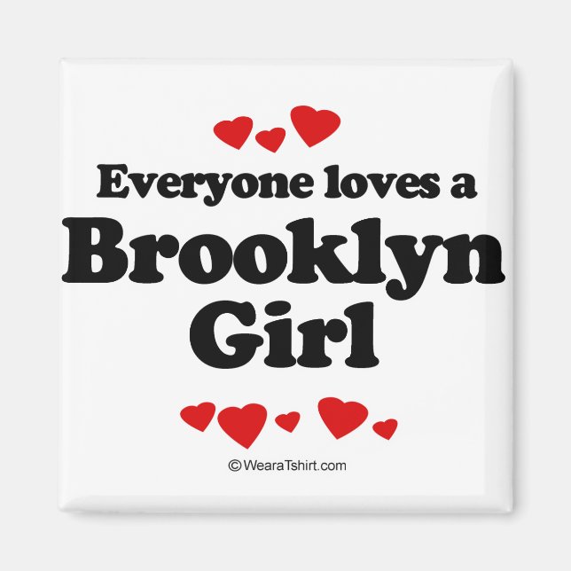 Aimant Tout le monde aime une fille de Brooklyn (Devant)