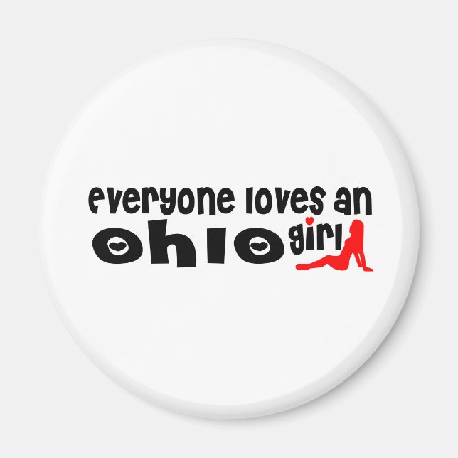 Aimant Tout le monde aime une fille de l'Ohio (Devant)