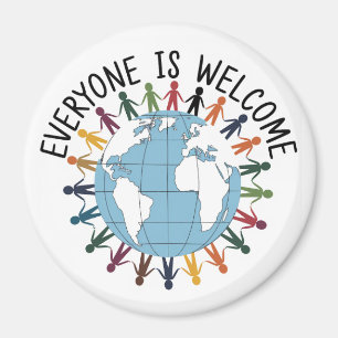 Aimant Tout le monde est le bienvenu