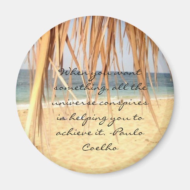 Aimant Tout l'Univers Conspire l'aimant (Devant)