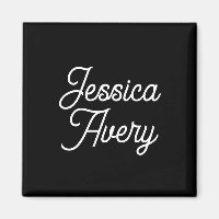 Tout nom | Script Vintage modifié sur noir