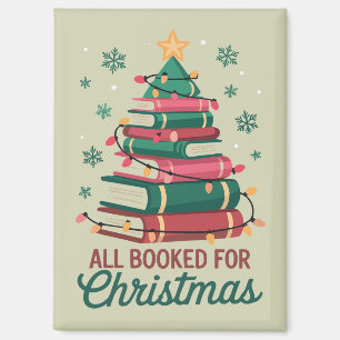 Aimant Tout réservé pour le sapin de Noël de la bibliothé