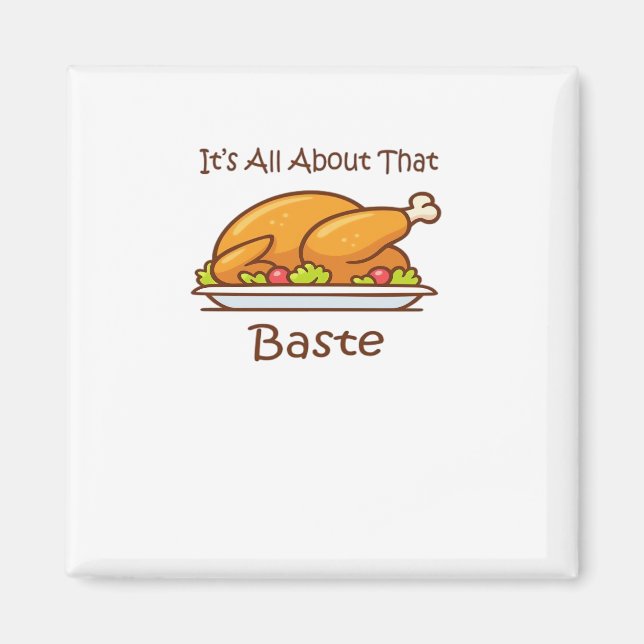 Aimant Tout Sur Ce Baste (Thanksgiving) Tendance (Devant)