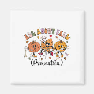 Aimant Tout sur la prévention de l'automne Thanksgiving A